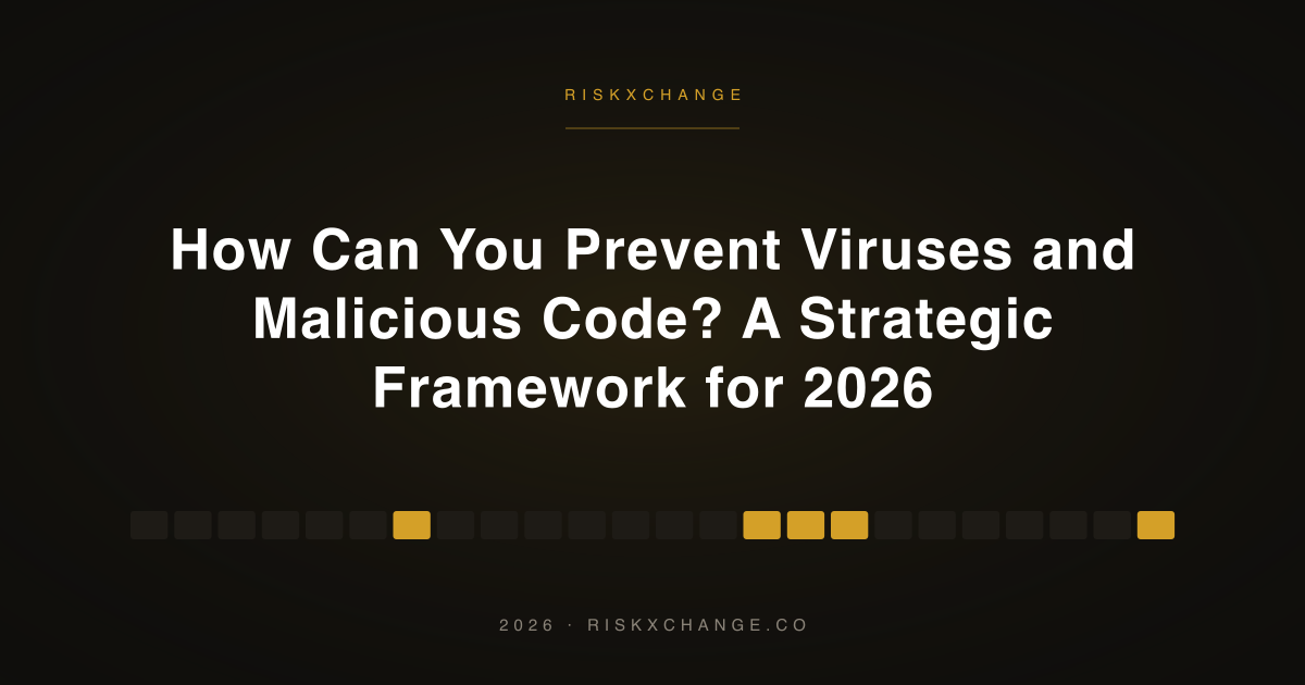 How Can You Prevent Viruses and Malicious Code? A Strategic Framework for 2026