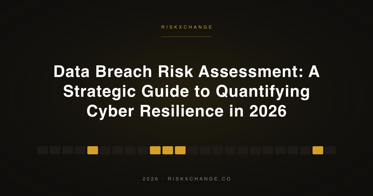 Data Breach Risk Assessment: A Strategic Guide to Quantifying Cyber Resilience in 2026