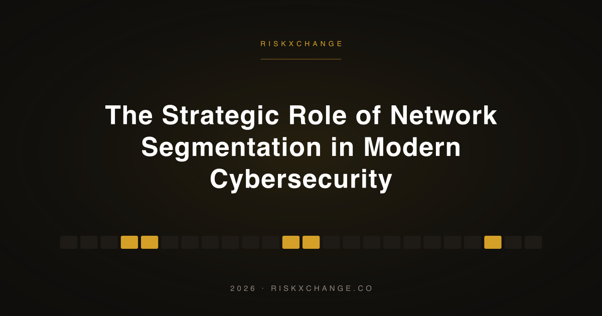 The Strategic Role of Network Segmentation in Modern Cybersecurity