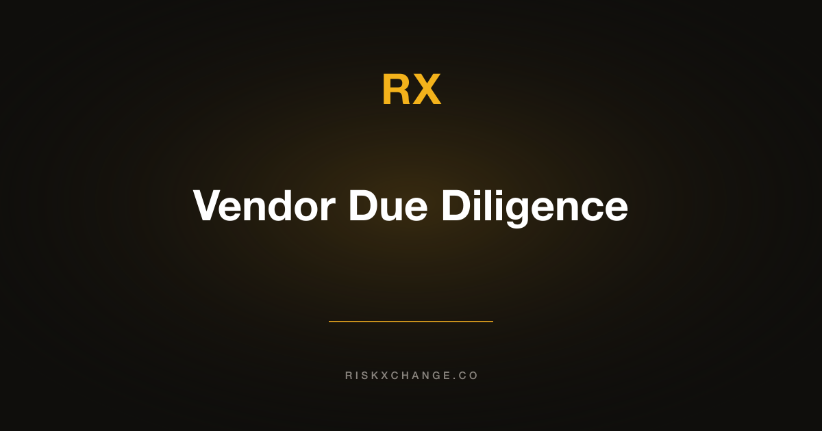 Vendor due diligence: what to assess before you sign